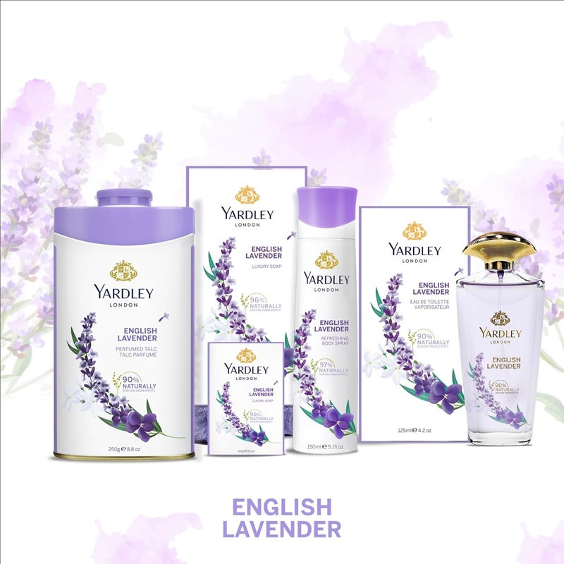 Yardley صابون ياردلي لندن الفاخر بخلاصة اللافندر الإنجليزي - 100 جرام - Image 3